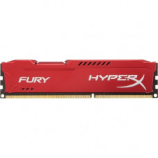 Kingston HyperX Fury 8GB DDR3 SDRAM Memory Module - For Desktop PC - 8 GB (1 x 8 GB) - DDR3-1600/PC3-12800 DDR3 SDRAM - CL10 - 1.50 V - Non-ECC - Unbuffered - 240-pin - DIMM HX316C10FR/8