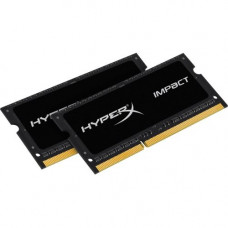 Kingston HyperX Impact 8GB DDR3 SDRAM Memory Module - For Notebook - 8 GB (2 x 4 GB) - DDR3-1600/PC3-12800 DDR3 SDRAM - CL9 - 1.35 V - Non-ECC - Unbuffered - 204-pin - SoDIMM - PFOS, REACH, RoHS, WEEE Compliance HX316LS9IBK2/8
