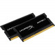 Kingston HyperX Impact 16GB DDR3L SDRAM Memory Module - For Notebook - 16 GB (2 x 8 GB) DDR3L SDRAM - CL11 - 1.35 V - Unbuffered - SoDIMM HX318LS11IBK2/16