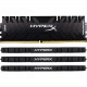 Kingston HyperX Predator 64GB DDR4 SDRAM Memory Module - 64 GB (4 x 16 GB) - DDR4-2400/PC4-19200 DDR4 SDRAM - CL12 - 1.35 V - Non-ECC - Unbuffered - 288-pin - DIMM HX424C12PB3K4/64