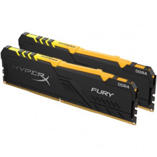 Kingston Technology HyperX Fury 16GB DDR4 SDRAM Memory Module - 16 GB (2 x 8 GB) - DDR4-2666/PC4-21333 DDR4 SDRAM - CL16 - 1.20 V - Unbuffered - 288-pin - DIMM HX426C16FB3AK2/16