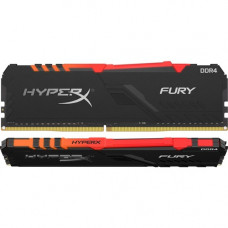 Kingston Technology HyperX Fury 16GB DDR4 SDRAM Memory Module - For Desktop PC - 16 GB (2 x 8 GB) - DDR4-3000/PC4-24000 DDR4 SDRAM - CL15 - 1.35 V - Unbuffered - 288-pin - DIMM HX430C15FB3AK2/16