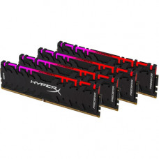 Kingston HyperX Predator 32GB DDR4 SDRAM Memory Module - 32 GB (4 x 8 GB) - DDR4-2933/PC4-23466 DDR4 SDRAM - CL15 - 1.35 V - Unbuffered - 288-pin - DIMM HX429C15PB3AK4/32