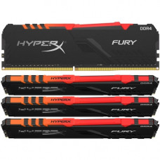 Kingston Technology HyperX Fury 32GB DDR4 SDRAM Memory Module - For Desktop PC - 32 GB (4 x 8 GB) - DDR4-2666/PC4-21300 DDR4 SDRAM - CL16 - 1.20 V - Unbuffered - 288-pin - DIMM HX426C16FB3AK4/32