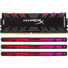 Kingston Technology HyperX Predator 64GB DDR4 SDRAM Memory Module - 64 GB (4 x 16 GB) - DDR4 SDRAM - 3000 MHz DDR4-3000/PC4-24000 - 1.35 V - Non-ECC - Unbuffered - 288-pin - DIMM HX430C15PB3AK4/64