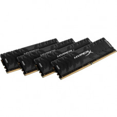Kingston HyperX Predator 64GB DDR4 SDRAM Memory Module - 64 GB (4 x 16 GB) - DDR4-3200/PC4-25600 DDR4 SDRAM - CL16 - 1.35 V - Non-ECC - Unbuffered - 288-pin - DIMM HX432C16PB3K4/64