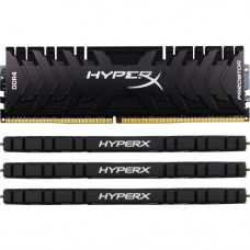 Kingston HyperX Predator 32GB DDR4 SDRAM Memory Module - 32 GB (4 x 8 GB) - DDR4-3333/PC4-26600 DDR4 SDRAM - CL16 - 1.35 V - Non-ECC - Unbuffered - 288-pin - DIMM HX433C16PB3K4/32