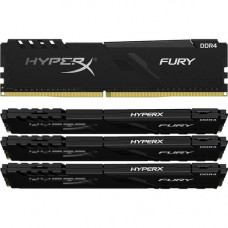 Kingston Technology HyperX FURY 128GB DDR4 SDRAM Memory Module - 128 GB (4 x 32 GB) - DDR4-3600/PC4-28800 DDR4 SDRAM - CL18 - 1.35 V - Non-ECC - Unbuffered - 288-pin - DIMM HX436C18FB3K4/128