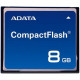 A-Data Technology  Adata 8 GB CompactFlash - 29 MB/s Read - 10 MB/s Write - Bulk IPC17-008GW