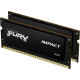 Kingston FURY Impact DDR3 Memory - For Notebook - 8 GB (2 x 4GB) - DDR3-1866/PC3L-14900 DDR3 SDRAM - 1866 MHz - CL11 - 1.35 V - 204-pin - SoDIMM - Lifetime Warranty KF318LS11IBK2/8