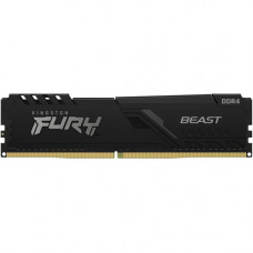 Kingston FURY Beast 16GB DDR4 SDRAM Memory Module - 16 GB (1 x 16GB) - DDR4-3000/PC4-24000 DDR4 SDRAM - 3000 MHz - CL15 - 1.35 V - 288-pin - DIMM - Lifetime Warranty KF430C15BB1/16