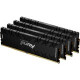 Kingston FURY Renegade 32GB (4 x 8GB) DDR4 SDRAM Memory Kit - 32 GB (4 x 8GB) - DDR4-3600/PC4-28800 DDR4 SDRAM - 3600 MHz Single-rank Memory - CL16 - 1.35 V - Non-ECC - Unbuffered - 288-pin - DIMM KF436C16RBK4/32