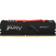 Kingston FURY Beast 16GB (2 x 8GB) DDR4 SDRAM Memory Kit - For Motherboard - 16 GB (2 x 8GB) - DDR4-3600/PC4-28800 DDR4 SDRAM - 3600 MHz Single-rank Memory - CL17 - 1.35 V - Non-ECC - Unbuffered - 288-pin - DIMM KF436C17BBAK2/16