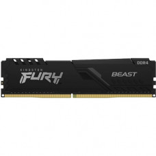 Kingston FURY Beast 32GB DDR4 SDRAM Memory Module - For Motherboard - 32 GB - DDR4-3600/PC4-28800 DDR4 SDRAM - 3600 MHz Dual-rank Memory - CL18 - 1.35 V - Non-ECC - Unbuffered - 288-pin - DIMM KF436C18BB/32