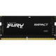 Kingston FURY Impact 8GB DDR5 SDRAM Memory Module - For Notebook, Gaming Notebook - 8 GB (1 x 8GB) - DDR5-4800/PC5-38400 DDR5 SDRAM - 4800 MHz Single-rank Memory - CL38 - 1.10 V - Non-ECC - Unbuffered - 262-pin - SoDIMM KF548S38IB-8