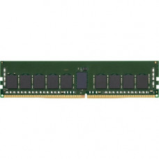 Kingston Server Premier 32GB DDR4 SDRAM Memory Module - For Server - 32 GB - DDR4-2666/PC4-21333 DDR4 SDRAM - 2666 MHz Single-rank Memory - CL19 - ECC - Registered - 288-pin - DIMM - Lifetime Warranty KSM26RS4/32HCR