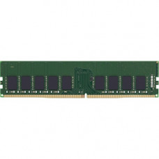 Kingston Server Premier 32GB DDR4 SDRAM Memory Module - For Server - 32 GB - DDR4-3200/PC4-25600 DDR4 SDRAM - 3200 MHz Dual-rank Memory - CL22 - 1.20 V - ECC - Unbuffered - 288-pin - DIMM - Lifetime Warranty KSM32ED8/32HC