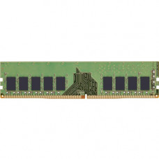 Kingston Server Premier 8GB DDR4 SDRAM Memory Module - For Server, Motherboard - 8 GB - DDR4-3200/PC4-25600 DDR4 SDRAM - 3200 MHz Single-rank Memory - CL22 - 1.20 V - ECC - Unbuffered - 288-pin - DIMM - Lifetime Warranty KSM32ES8/8MR