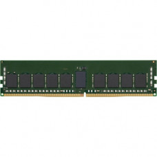 Kingston 16GB DDR4 SDRAM Memory Module - For PC/Server - 16 GB - DDR4-3200/PC4-25600 DDR4 SDRAM - 3200 MHz Single-rank Memory - CL22 - 1.20 V - ECC - Registered, Buffered - 288-pin - DIMM - Lifetime Warranty KSM32RS4/16MRR