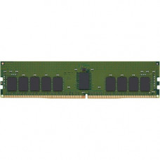 Kingston 16GB DDR4 SDRAM Memory Module - For NAS Server, Rack Server, Blade Server, Server - 16 GB - DDR4-3200/PC4-25600 DDR4 SDRAM - 3200 MHz Dual-rank Memory - CL22 - 1.20 V - ECC - Registered - 288-pin - DIMM - Lifetime Warranty KTD-PE432D8P/16G