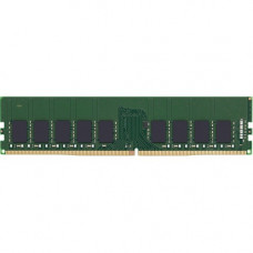 Kingston 32GB DDR4 SDRAM Memory Module - For Server - 32 GB - DDR4-3200/PC4-25600 DDR4 SDRAM - 3200 MHz Dual-rank Memory - CL22 - 1.20 V - ECC - Unbuffered - 288-pin - DIMM - Lifetime Warranty - TAA Compliance KTD-PE432E/32G