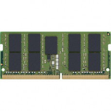Kingston 32GB DDR4 SDRAM Memory Module - 32 GB - DDR4-3200/PC4-25600 DDR4 SDRAM - 3200 MHz Dual-rank Memory - CL22 - 1.20 V - ECC - Unbuffered - 260-pin - SoDIMM - Lifetime Warranty KTH-PN432E/32G