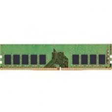 Kingston 16GB DDR4 SDRAM Memory Module - For Workstation - 16 GB - DDR4-2933/PC4-23400 DDR4 SDRAM - 2933 MHz Single-rank Memory - CL21 - 1.20 V - ECC - Unbuffered - 288-pin - DIMM - Lifetime Warranty KTL-TS429ES8/16G