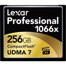 Lexar Professional 256 GB CompactFlash - 160 MB/s Read - 155 MB/s Write - 1 Card - 1066x Memory Speed LCF256CRBNA1066
