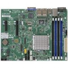 Supermicro A1SAM-2550F Desktop Motherboard - Intel Chipset - Socket BGA-1283 - Intel Atom C2550 Quad-core (4 Core) - Retail Pack - Micro ATX - 64 GB DDR3 SDRAM Maximum RAM - 1.33 GHz Memory Speed Supported - 4 x Memory Slots - Serial ATA/600, Serial ATA/3