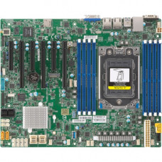 Supermicro H11SSL-NC Server Motherboard - AMD Chipset - Socket SP3 - 1 TB DDR4 SDRAM Maximum RAM - DIMM, RDIMM - 8 x Memory Slots - Gigabit Ethernet - 2 x USB 3.0 Port - 8 x SATA Interfaces - TAA Compliance MBD-H11SSL-NC-B