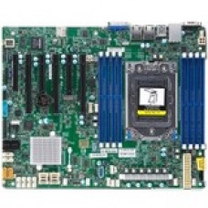 Supermicro H11SSL-NC Server Motherboard - AMD Chipset - Socket SP3 - 1 TB DDR4 SDRAM Maximum RAM - DIMM, RDIMM - 8 x Memory Slots - Gigabit Ethernet - 2 x USB 3.0 Port - 8 x SATA Interfaces MBD-H11SSL-NC-O