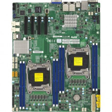 Supermicro X10DRD-L Desktop Motherboard - Intel Chipset - Socket LGA 2011-v3 - 1 x Retail Pack - Extended ATX - 2 x Processor Support - 512 GB DDR4 SDRAM Maximum RAM - 1.87 GHz, 1.60 GHz, 2.13 GHz Memory Speed Supported - RDIMM, DIMM, LRDIMM - 8 x Memory 