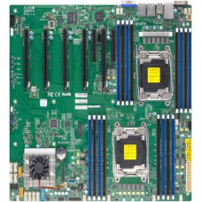 Supermicro X10DRG-Q Server Motherboard - Intel Chipset - Socket LGA 2011-v3 - Retail Pack - Proprietary Form Factor - 2 x Processor Support - 512 GB DDR4 SDRAM Maximum RAM - 2.13 GHz Memory Speed Supported - 16 x Memory Slots - Serial ATA/600 RAID Support