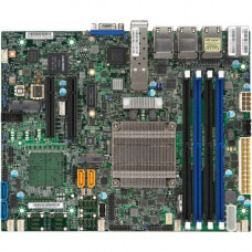 Supermicro X10SDV-2C-TP4F Server Motherboard - Intel Chipset - Socket BGA-1667 - Intel Pentium D1508 Dual-core (2 Core) 2.20 GHz - Retail Pack - Flex ATX - 128 GB DDR4 SDRAM Maximum RAM - 1.87 GHz, 1.60 GHz Memory Speed Supported - UDIMM, RDIMM, DIMM - 4 