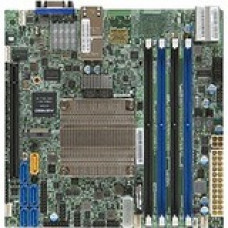 Supermicro X10SDV-4C-TLN2F Server Motherboard - Intel Chipset - Socket BGA-1667 - Intel Xeon D-1521 - 128 GB DDR4 SDRAM Maximum RAM - DIMM, UDIMM, RDIMM - 4 x Memory Slots - Gigabit Ethernet - 2 x USB 3.0 Port - 6 x SATA Interfaces - TAA Compliance MBD-X1