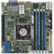 Supermicro X10SDV-TLN4F Server Motherboard - Intel Chipset - Socket BGA-1667 - Intel Xeon D-1541 Octa-core (8 Core) 2.10 GHz - 1 x Bulk Pack - Mini ITX - 128 GB DDR4 SDRAM Maximum RAM - 2.13 GHz Memory Speed Supported - DIMM, RDIMM, UDIMM - 4 x Memory Slo