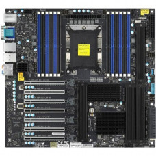 Supermicro X11SPA-T Workstation Motherboard - Intel Chipset - Socket P LGA-3647 - 3 TB DDR4 SDRAM Maximum RAM - RDIMM, LRDIMM, DIMM - 12 x Memory Slots - Gigabit Ethernet - 6 x USB 3.1 Port - 2 x RJ-45 - 8 x SATA Interfaces MBD-X11SPA-T-O