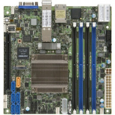 Supermicro X10SDV-12C-TLN4F+ Server Motherboard - Socket BGA-1667 - Mini ITX - Intel Xeon D-1557 - 128 GB DDR4 SDRAM Maximum RAM - RDIMM, DIMM, UDIMM - 4 x Memory Slots - Gigabit Ethernet - 6 x SATA Interfaces MBDX10SDV12CTLN4F+-O