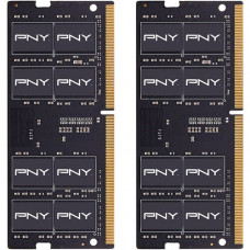 PNY Performance DDR4 2666MHz Notebook Memory - For Notebook - 32 GB (2 x 16GB) - DDR4-2666/PC4-21300 DDR4 SDRAM - 2666 MHz - CL19 - 1.20 V - Lifetime Warranty - TAA Compliance MN32GK2D42666