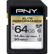 PNY Elite Performance 64 GB SDXC - Class 10/UHS-I (U3) - 95 MB/s Read P-SDX64U395-GE