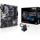 Asus Prime B550M-A AC Desktop Motherboard - AMD Chipset - Socket AM4 - Micro ATX - Ryzen 3, Ryzen 5, Ryzen 7, Ryzen 9, Ryzen 5 Pro, Ryzen 7 PRO, Ryzen 9 PRO, Ryzen 3 PRO Processor Supported - 128 GB DDR4 SDRAM Maximum RAM - DIMM, UDIMM - 4 x Memory Slots 