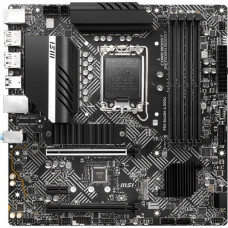 Micro-Star International  MSI PRO B660M-A DDR4 Desktop Motherboard - Intel Chipset - Socket LGA-1700 - Intel Optane Memory Ready - Micro ATX - Core i5, Core i7, Core i9, Core i3 Processor Supported - 128 GB DDR5 SDRAM Maximum RAM - DIMM, UDIMM - 4 x Memor