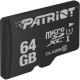 PATRIOT Memory 64 GB Class 10/UHS-I (U1) microSDXC - 80 MB/s Read - 10 MB/s Write - 2 Year Warranty PSF64GMDC10