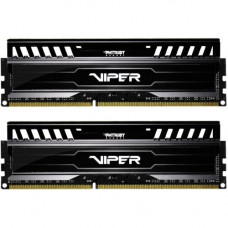 PATRIOT Memory Viper 3 Series, Black Mamba, DDR3 16GB (2 x 8GB) 1600MHz Dual Channel Kit - 16 GB - DDR3-1600/PC3-12800 DDR3 SDRAM - 1.50 V - Non-ECC - Unregistered - 240-pin - DIMM PV316G160C0K