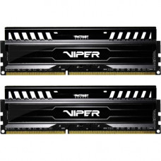 PATRIOT Memory Viper 3 Series, Black Mamba, DDR3 8GB (2 x 4GB) 1600MHz Dual Channel Kit - 8 GB - DDR3-1600/PC3-12800 DDR3 SDRAM - 1.50 V - Non-ECC - 240-pin - DIMM PV38G160C9K