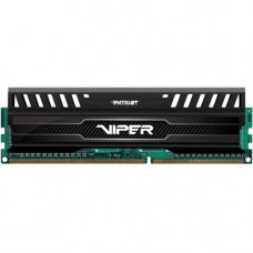 PATRIOT Memory Viper 3 Series, DDR3 8GB 1866MHz - For Desktop PC - 8 GB (1 x 8 GB) - DDR3-1866/PC3-15000 DDR3 SDRAM - 1.50 V - Non-ECC - Unbuffered - 240-pin - DIMM - RoHS Compliance PV38G186C0