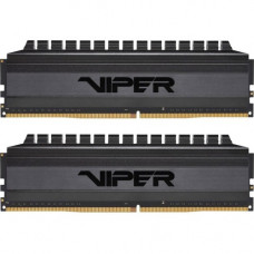 PATRIOT Memory Viper 4 Blackout 8GB DDR4 SDRAM Memory Module - For Desktop PC - 8 GB (2 x 4GB) - DDR4-3000/PC4-24000 DDR4 SDRAM - 3000 MHz - CL16 - 1.35 V - Non-ECC - Unbuffered - 288-pin - DIMM - Lifetime Warranty PVB48G300C6K