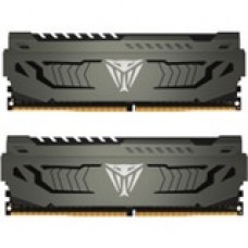 PATRIOT VIPER Steel 64GB (2 x 32GB) DDR4 SDRAM Memory Kit - For Motherboard - 64 GB (2 x 32 GB) - DDR4-3600/PC4-28800 DDR4 SDRAM - CL18 - 1.35 V - Non-ECC - Unbuffered - 288-pin - DIMM PVS464G360C8K