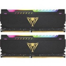 PATRIOT Memory Viper Steel RGB 32GB (2 x 16GB) DDR4 SDRAM Memory Kit - For Computer, Motherboard - 32 GB (2 x 16GB) - DDR4-3200/PC4-25600 DDR4 SDRAM - 3200 MHz - CL18 - 1.35 V - Retail - Non-ECC - Unbuffered - 288-pin - DIMM - Lifetime Warranty PVSR432G32