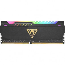 PATRIOT Memory Viper Steel RGB 8GB DDR4 SDRAM Memory Module - For Computer, Motherboard - 8 GB (1 x 8GB) - DDR4-3200/PC4-25600 DDR4 SDRAM - 3200 MHz - CL18 - 1.35 V - Retail - Non-ECC - Unbuffered - 288-pin - DIMM - Lifetime Warranty PVSR48G320C8